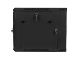 SZAFA INSTALACYJNA RACK WISZĄCA DWUSEKCYJNA 19" 9U 600X600 CZARNA LANBERG (FLAT PACK)