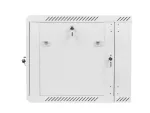 SZAFA INSTALACYJNA RACK WISZĄCA DWUSEKCYJNA 19" 9U 600X600 SZARA LANBERG (FLAT PACK)