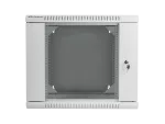 SZAFA INSTALACYJNA RACK WISZĄCA DWUSEKCYJNA 19" 9U 600X600 SZARA LANBERG (FLAT PACK)