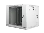 SZAFA INSTALACYJNA RACK WISZĄCA DWUSEKCYJNA 19" 9U 600X600 SZARA LANBERG (FLAT PACK)