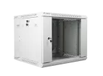 SZAFA INSTALACYJNA RACK WISZĄCA DWUSEKCYJNA 19" 9U 600X600 SZARA LANBERG (FLAT PACK)