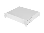 SZUFLADA DO SZAF 19" 2U 360MM SZARA LANBERG (2U/483X360MM UDŹWIG DO 90KG, MONTAŻ 4 PUNKTOWY)