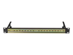 SZYNA MONTAŻOWA DIN TS-35 1U 19" CZARNA LANBERG