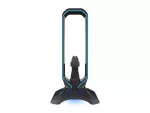 UCHWYT GENESIS VANAD 500 NA SŁUCHAWKI KABEL MYSZY MOUSE BUNGEE + HUB USB PODŚWIETLENIE