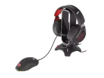 UCHWYT GENESIS VANAD 500 NA SŁUCHAWKI KABEL MYSZY MOUSE BUNGEE + HUB USB PODŚWIETLENIE