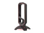 UCHWYT GENESIS VANAD 500 NA SŁUCHAWKI KABEL MYSZY MOUSE BUNGEE + HUB USB PODŚWIETLENIE
