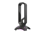 UCHWYT GENESIS VANAD 500 NA SŁUCHAWKI KABEL MYSZY MOUSE BUNGEE + HUB USB PODŚWIETLENIE