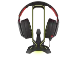 UCHWYT GENESIS VANAD 500 NA SŁUCHAWKI KABEL MYSZY MOUSE BUNGEE + HUB USB PODŚWIETLENIE