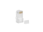 WTYK SIECIOWY RJ45 (8P8C) LANBERG KAT.6 UTP (100 SZT) Z PROWADNICĄ DO LINKI I DO DRUTU