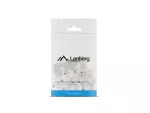 WTYK SIECIOWY RJ45 (8P8C) LANBERG KAT.6 UTP (20 SZT) Z PROWADNICĄ DO LINKI I DO DRUTU