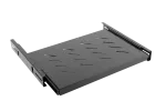 WYSUWANA PÓŁKA DO SZAF RACK 19" 600MM CZARNA LANBERG (1U/465X347MM UDŹWIG DO 60KG, MONTAŻ 4 PUNKTOWY