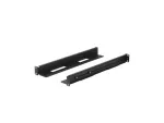 ZESTAW SZYN MONTAŻOWYCH DO SZAF RACK 19" PRZESUWNE 397-680MM CZARNY LANBERG