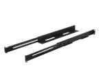 ZESTAW SZYN MONTAŻOWYCH DO SZAF RACK 19" PRZESUWNE 397-680MM CZARNY LANBERG