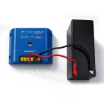 Qoltec Solarny regulator ładowania MPPT 15A do zasilania odbiorników DC i ładowania akumulatorów 12V / 24V | AGM 