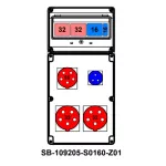 ROZDZIELNICA;2XC32-3P;C16-3P;B16-1P;2X5X32A;5X16A;2P+PE;INA=32A;IP54, SB-109205-S0160-Z01-54