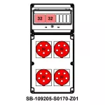 ROZDZIELNICA;2XC32-3P;4X5X32A;INA=32A;IP54, SB-109205-S0170-Z01-54