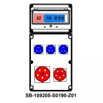 ROZDZIELNICA;C32-3P;C16-3P;3XB16-1P;5X32A;5X16A;3X2P+PE;INA=32A;IP54, SB-109205-S0190-Z01-54