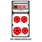 ROZDZIELNICA;C63-3P;2XC32-3P;5X63A;3X5X32A;INA=63A;IP54, SB-109205-S0230-Z01-54