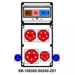 ROZDZIELNICA;C63-3P;C32-3P;C16-3P;B16-1P;5X63A;2X5X32A;5X16A;2X2P+PE;INA=63A;IP54, SB-109205-S0240-Z01-54