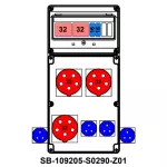 ROZDZIELNICA;2XC32-3P;2XB16-1P;3X5X32A;4X2P+PE;INA=32A;IP54, SB-109205-S0290-Z01-54