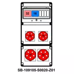 ROZDZIELNICA;C32-3P;C16-3P;2X5X32A;2X5X16A;INA=32A;IP54, SB-109105-S0020-Z01-54