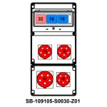 ROZDZIELNICA;C32-3P;2XC16-3P;5X32A;3X5X16A;INA=32A;IP54, SB-109105-S0030-Z01-54