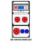 ROZDZIELNICA;C32-3P;C16-3P;B16-1P;5X32A;2X5X16A;2X2P+PE;INA=32A;IP54, SB-109105-S0080-Z01-54