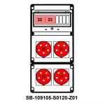 ROZDZIELNICA;2XC32-3P;4X5X32A;INA=32A;IP54, SB-109105-S0120-Z01-54