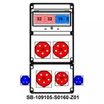 ROZDZIELNICA;2XC32-3P;C16-3P;B16-1P;3X5X32A;5X16A;2X2P+PE;INA=32A;IP54, SB-109105-S0160-Z01-54