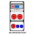 ROZDZIELNICA;C32-3P;C16-3P;B16-1P;2X5X32A;5X16A;2X2P+PE;INA=32A;IP54, SB-109105-S0170-Z01-54