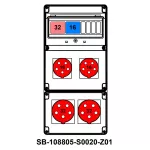 ROZDZIELNICA;C32-3P;C16-3P;2X5X32A;2X5X16A;INA=32A;IP54, SB-108805-S0020-Z01-54