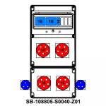 ROZDZIELNICA;2XC16-3P;B16-1P;4X5X16A;2X2P+PE;INA=32A;IP54, SB-108805-S0040-Z01-54