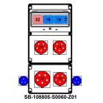 ROZDZIELNICA;C32-3P;2XC16-3P;B16-1P;5X32A;3X5X16A;2X2P+PE;INA=32A;IP54, SB-108805-S0060-Z01-54