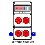 ROZDZIELNICA;2XC32-3P;B16-1P;4X5X32A;2X2P+PE;INA=32A;IP54, SB-108805-S0200-Z01-54
