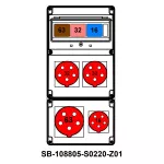ROZDZIELNICA;C63-3P;C32-3P;C16-3P;5X63A;2X5X32A;5X16A;INA=63A;IP54, SB-108805-S0220-Z01-54