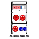 ROZDZIELNICA;2XC32-3P;B16-1P;3X5X32A;2X2P+PE;INA=32A;IP54, SB-108805-S0270-Z01-54
