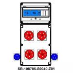 ROZDZIELNICA;2XC16-3P;B16-1P;4X5X16A;2X2P+PE;INA=32A;IP54, SB-108705-S0040-Z01-54