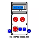 ROZDZIELNICA;2XC16-3P;2XB16-1P;3X5X16A;4X2P+PE;INA=32A;IP54, SB-108705-S0090-Z01-54