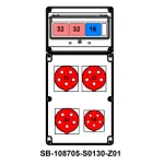 ROZDZIELNICA;2XC32-3P;C16-3P;3X5X32A;5X16A;INA=32A;IP54, SB-108705-S0130-Z01-54