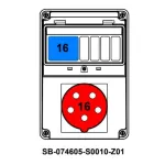 ROZDZIELNICA;C16-3P;5X16A;INA=16A;IP54