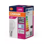 Lampa LED VALUE Classic P40 non-dim plastik 4,9W 840 E14