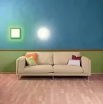 Oprawa LED COLOR + WHITE Square 400mm 38W + RC