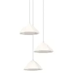 Oprawa Decor Lotus Leaf Pendant 3XE14 White