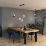 Oprawa Decor Circle 2XPendant PL 14W Click CCT Black