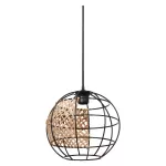 Oprawa Decor Cage Globe Pendant E27 Black