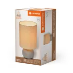Oprawa Decor Impact Table 1XE27 Beige and Gray