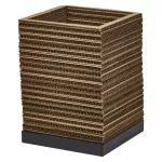 Oprawa Decor Cardboard Square Table E27 Brown