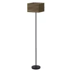 Oprawa Decor Cardboard Square Floor E27 Brown