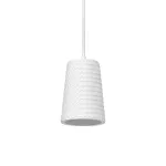 Oprawa Decor Plaster Cone Pendant E27 White