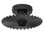 Oprawa Decor Plisse Ceiling E27 Dark Grey